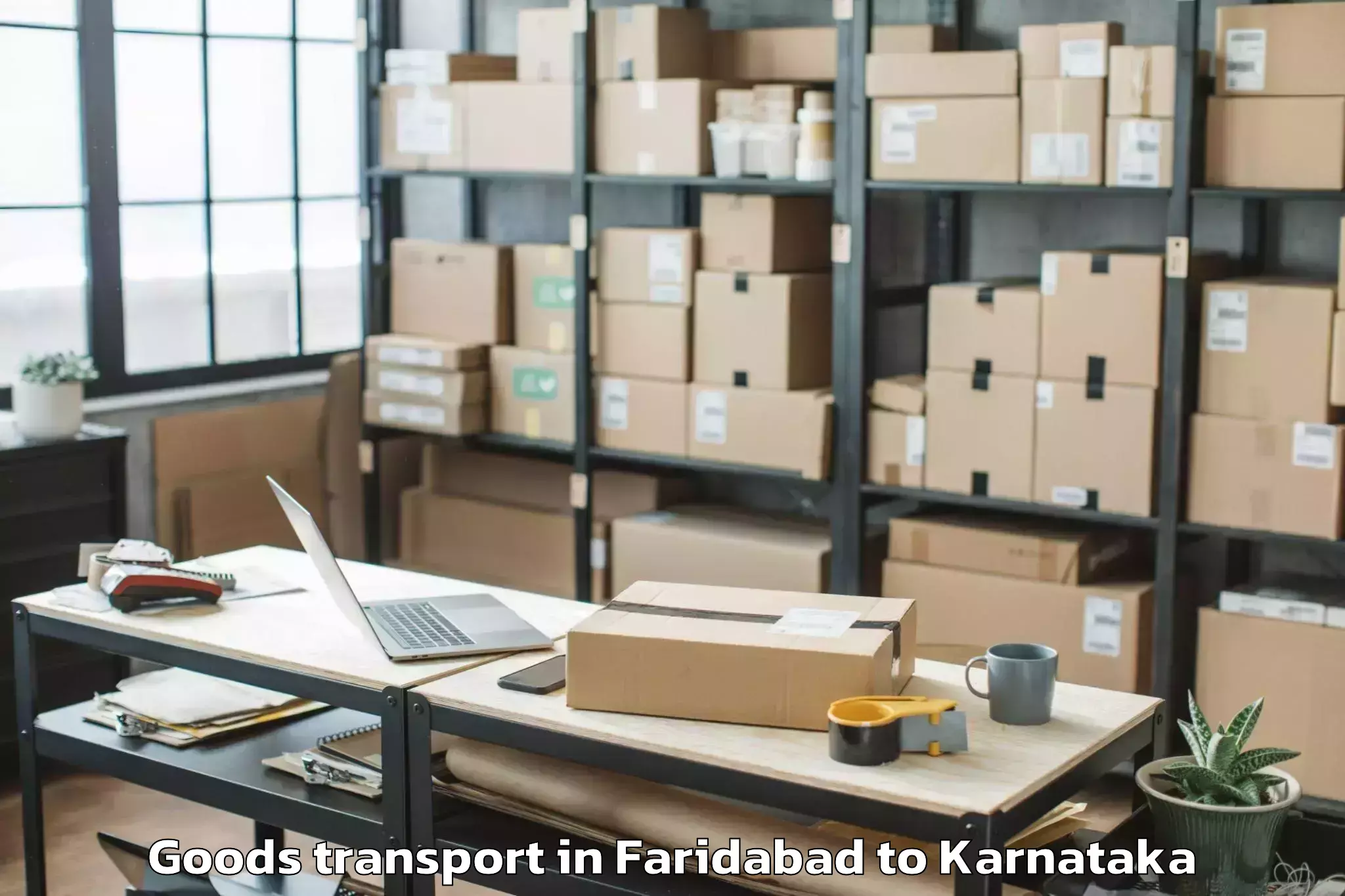 Discover Faridabad to Vijaynagar Goods Transport